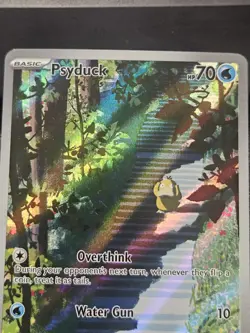 Pokemon TCG Psyduck Illustration Rare Holo Card 175/165 SV Scarlet & Violet 151 - Image 4