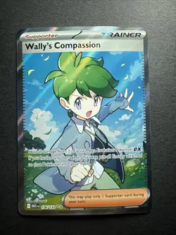 Pokemon TCG Wally's Compassion Mega Evolutions Card 176/132 Ultra Rare Full Art - Image 1