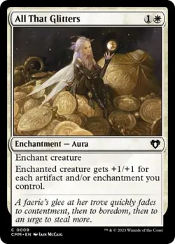~ All That Glitters ~ NM ~ Commander Masters ~ MTG ~ - Image 1