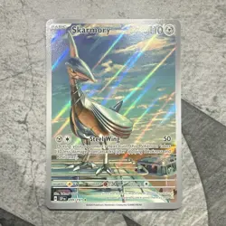 Pokemon Skarmory 209/191 SV03 Obsidian Flames Rare Holo Basic Card English - Image 1