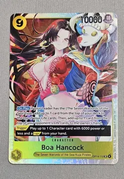 Namco Boa Hancock Character Card OP14-112 Azure Sea's Seven One Piece - Image 1