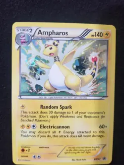 Ampharos COSMOS Holo Pokemon Card BW67 Promo LP-NM - Image 1