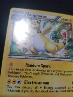 Ampharos COSMOS Holo Pokemon Card BW67 Promo LP-NM - Image 2