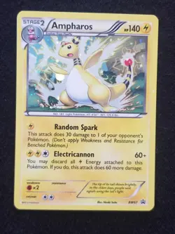 Ampharos COSMOS Holo Pokemon Card BW67 Promo LP-NM - Image 5