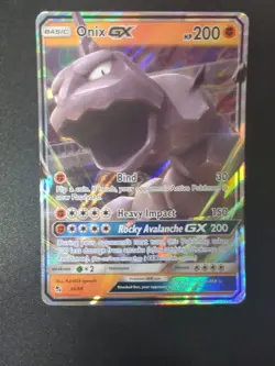 Onix GX - 36/68 - Pokemon Hidden Fates Sun & Moon Ultra Rare Card Vlp - Image 1