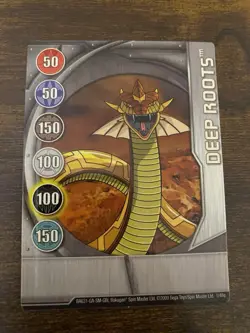 Bakugan Card - Deep Roots - Silver Gate Card - BA631 - 1/48q - 2009 - Image 1