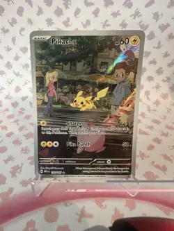 Pikachu 173/165 SV: MEW EN-151 Illustration Rare Pokemon Card (2) - Image 1