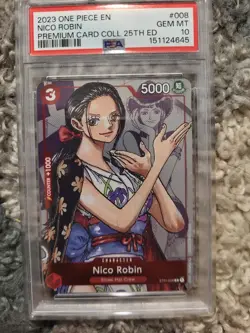 one piece nico robin premium card collection 25thpsa 10 - Image 1