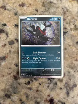 Pokemon TCG Darkrai Cosmos Holo Rare Card #136/197 - Image 1