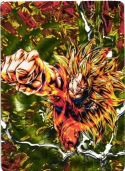 SON GOKU Dragonball Dragon Ball Legend Holographic Art Anime Collectible Card - Image 1
