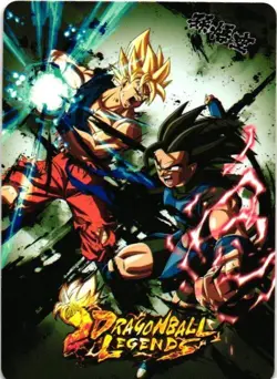 SON GOKU Dragonball Dragon Ball Legend Holographic Art Anime Collectible Card - Image 2