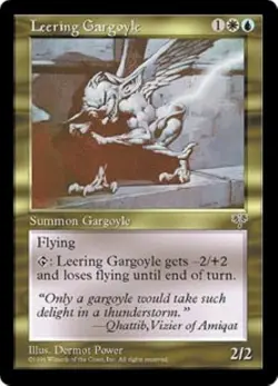 MTG Mirage - Leering Gargoyle NM - Image 1