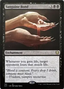 Sanguine Bond 153 - Regular - Commander 2021 - MTG - NM - Image 1