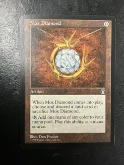 Mox Diamond Stronghold Magic The Gathering - Image 1