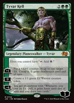 1x Tyvar Kell NM-Mint, English Foundations Jumpstart MTG Magic - Image 1