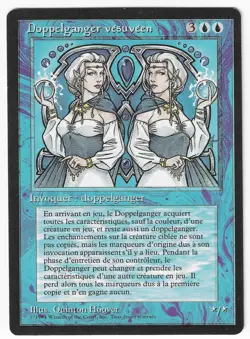 ►Magic-Style◄ MTG - Vesuvan Doppelganger - French Revised FBB - EX - Image 1