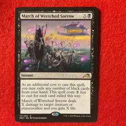 March of Wretched Sorrow - Kamigawa: Neon Dynasty - Magic the Gathering - MTG - Image 1
