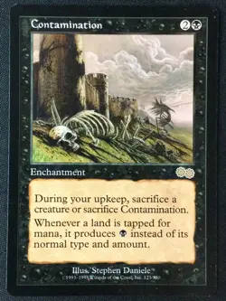 MTG Urza's Saga #123 Contamination HP - Image 1