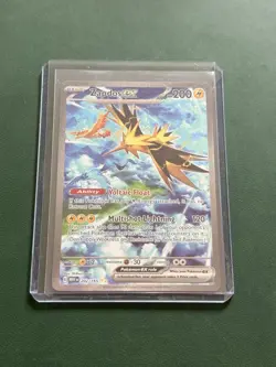 Zapdos ex 202/165 SV 151 Special Illustration Rare Full Art Holo English 200HP - Image 1