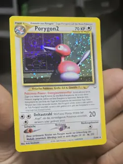 Pokemon TCG (GERMAN) Porygon2 Neo Revelation 12/64 Light Play Unlimited - Image 1
