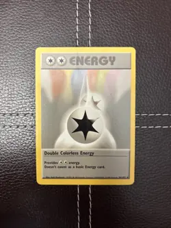 Pokemon TCG - Double Colorless Energy 96/102 - Unlimited Base Set - MP Uncommon - Image 1