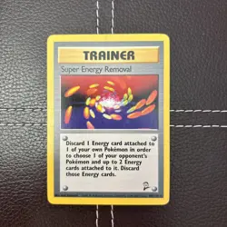 Pokemon TCG - Super Energy Removal - 108/130 - Base Set 2 - VLP Rare (2000) - Image 1