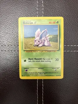 Pokemon TCG - Nidoran - 55/102 - Unlimited Base Set - LP Common (1999) - Image 1