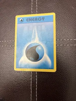 Pokemon TCG - Water Energy - 102/102 - Shadowless Base Set - HP Common (1999) - Image 2