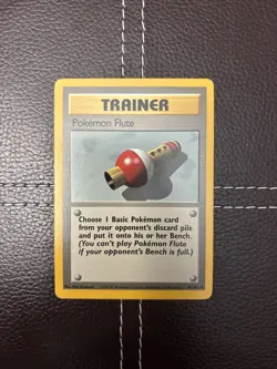 Pokemon TCG - Pokemon Flute - 86/102 - Unlimited Base Set - NM Uncommon (1999) - Image 1