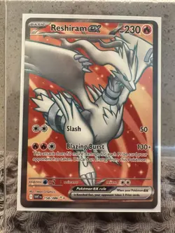 Pokemon TCG Reshiram EX White Flare 158/086 Special Illustration Rare English - Image 1