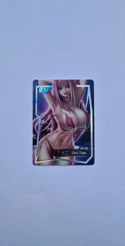 SV-22 Zero Two Darling In Franxx Lucky Goddess 2 Goddess Story Card Waifu Card - Image 1