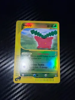 Hoppip 083/147 Aquapolis Reverse Holo Pokemon TCG Vintage MP Clean - Image 2