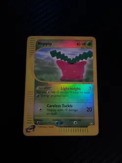 Hoppip 083/147 Aquapolis Reverse Holo Pokemon TCG Vintage MP Clean - Image 3