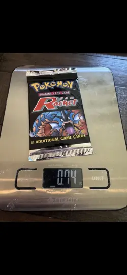 2000 Pokemon SEALED Unopened Team Rocket BOOSTER PACK WotC Gyarados - Image 2