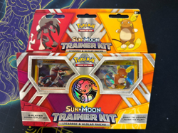 Pokemon TCG Sun & Moon Trainer Kit Lycanroc & Alolan Raichu Complete Set - Image 1