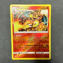 Charizard - Pokemon TCG Card Game 14/181 Team Up Sun & Moon Holo - Image 1