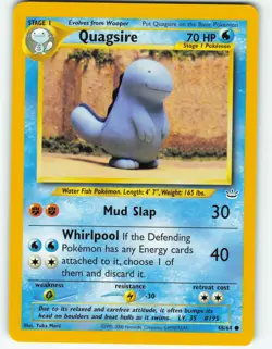 Quagsire - 48/64 Neo Revelation - Pokemon TCG - 2001 - Image 1