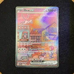 Pokemon 2023 Mew EX 053 Scarlet & Violet UPC Black Star Promo Holo - Image 1