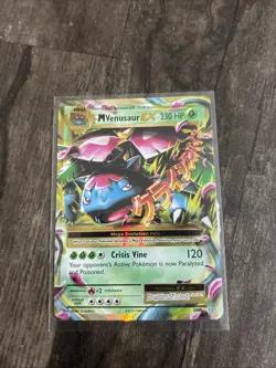 Pokemon TCG M Venusaur EX XY Evolutions 2/108 Mega Holo Rare LP - Image 1