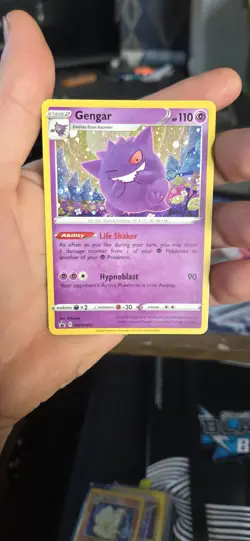 Pokemon Gengar SWSH052 Black Star Promo Holo Rare Card 2020 TCG NM Condition - Image 1