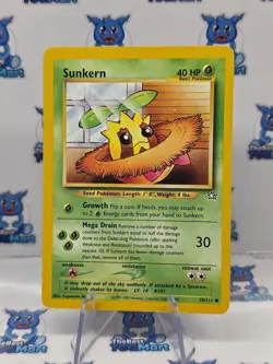 Sunkern 78/111 Neo Genesis Pokemon MP - Image 1