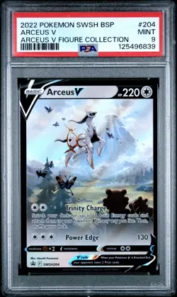 2022 Pokemon Arceus V SWSH204 Black Star Promo - PSA 9 - Image 1