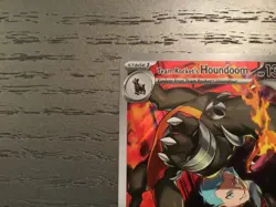Pokemon Team Rockets Houndoom Art Rare 191/182 Destined Rivals - Image 2