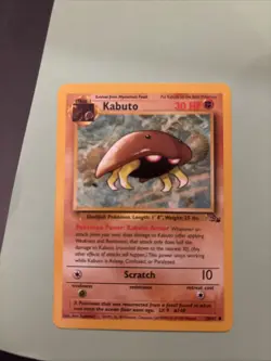 Pokemon TCG Kabuto #50 Fossil English NM Vintage WOTC KABUTO KING - Image 1