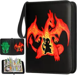 1Pcs 400 Pockets Large Capacity Trading Card Binder Collection Case Book Display - Image 1