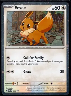Eevee - 200 (Cosmos Holo) SVP 200 Holo P Scarlet & Violet Promo Pokemon NM/M - Image 1