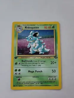 Pokemon TCG Nidoqueen Jungle 7/64 Holo 1st Edition Holo Rare NM - Image 1