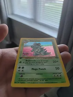 Pokemon TCG Nidoqueen Jungle 7/64 Holo 1st Edition Holo Rare NM - Image 2