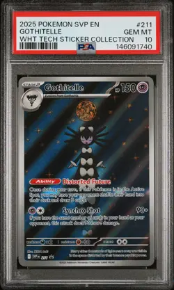 2025 POKEMON SVP EN-SV BLACK STAR PROMO #211 GOTHITELLE PSA 10 - Image 1
