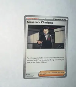 Pokemon World Championships 2024 Giovanni's Charisma NM - Image 1